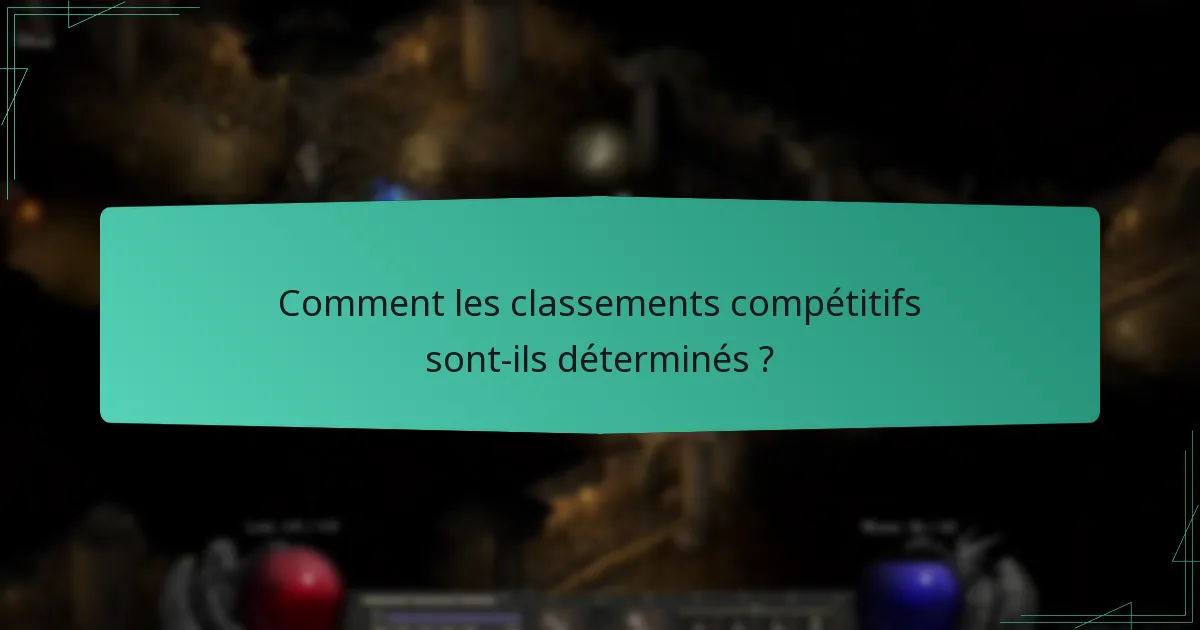 Comment fonctionne le matchmaking dans les saisons de classement ?