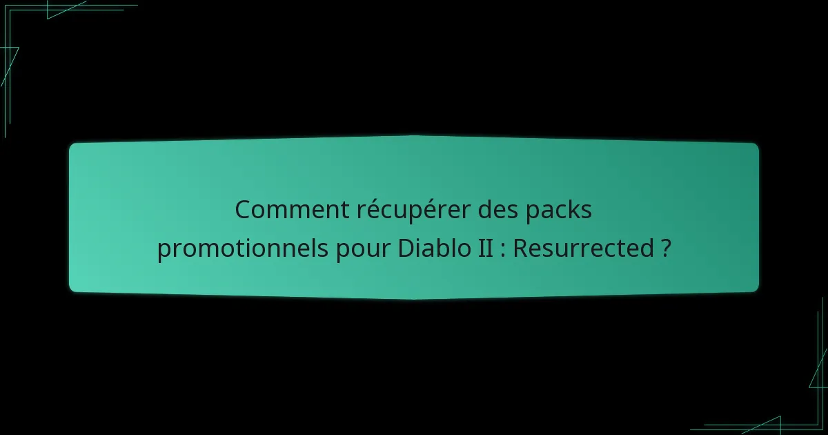 Quels autres jeux proposent des packs promotionnels ?